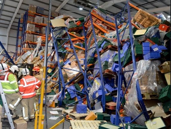 BBC damaged racking image