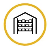 warehouse capacity icon