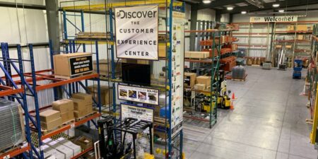 Discovery Center Aerial shot