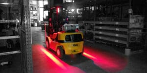 Forklift Safety Lights - Red