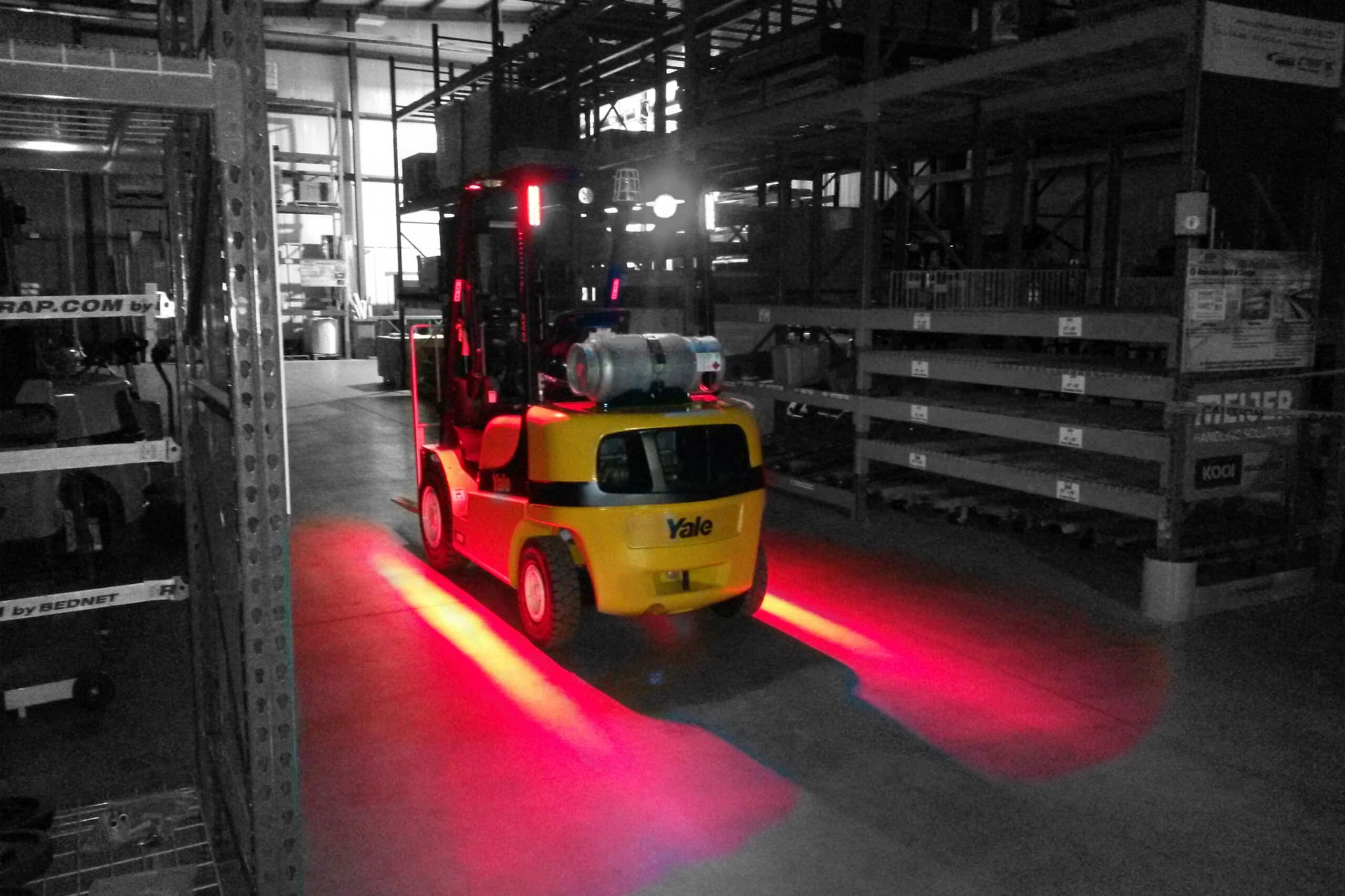 Forklift Safety Lights - Red