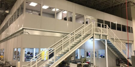 two-floor in plant office