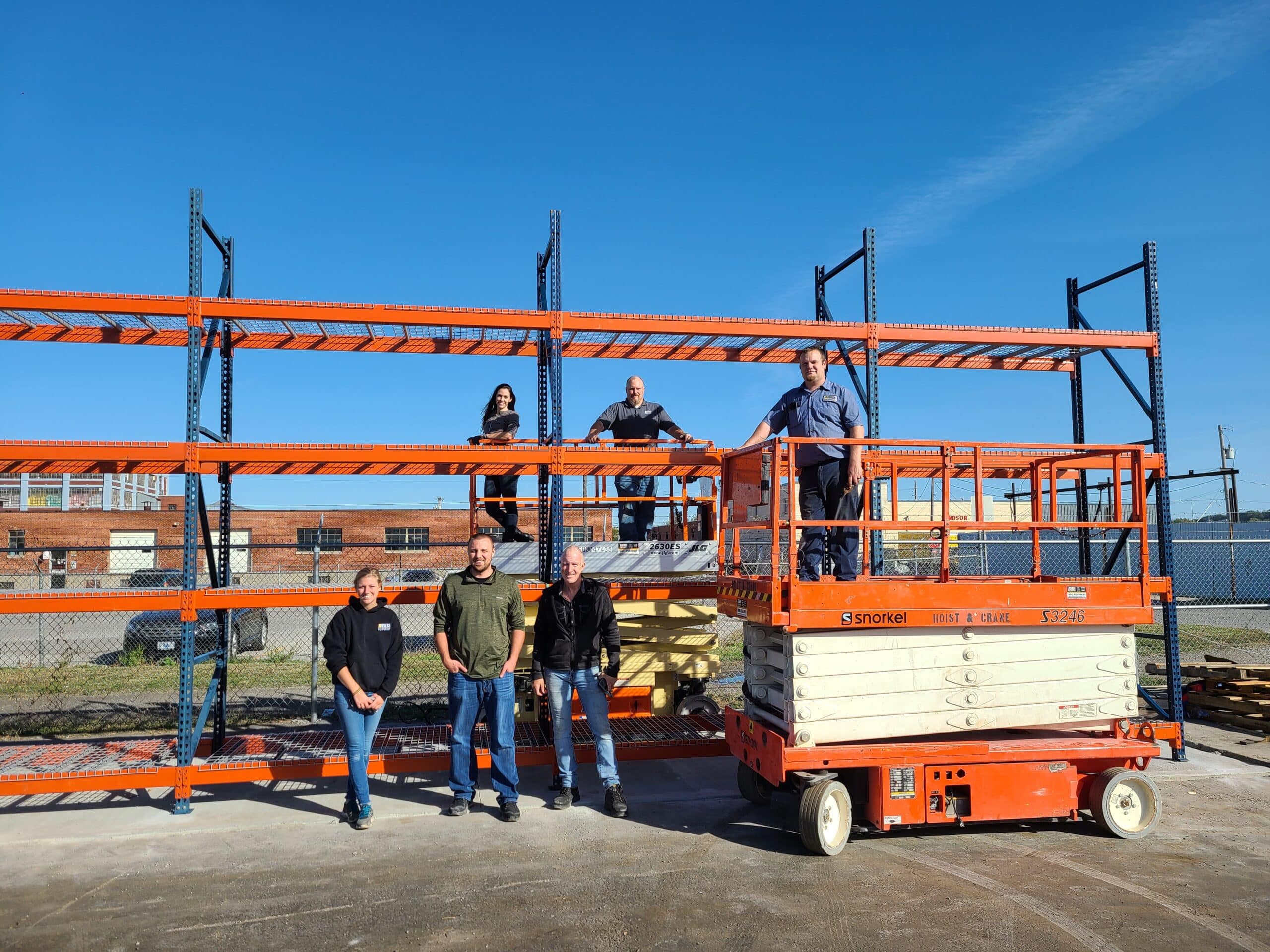 KC Team building racking