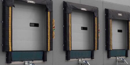 three dock doors