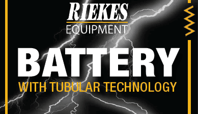 Riekes Branded Battery Logo