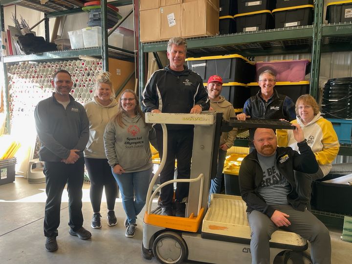 The Wheel Co and Riekes Equipment Team were excited to work together for an equipment donation.