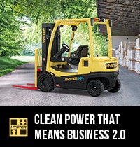 Hyster clean power is a great business strategy