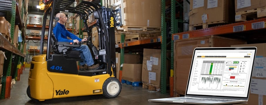 Increase your productivity and cut your downtime with Yale Battery Vision.