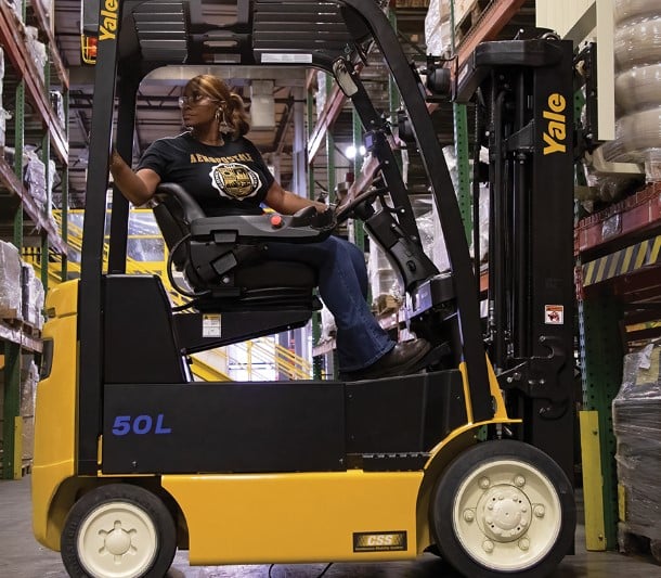 Yale forklifts helping you meet sustainable goals