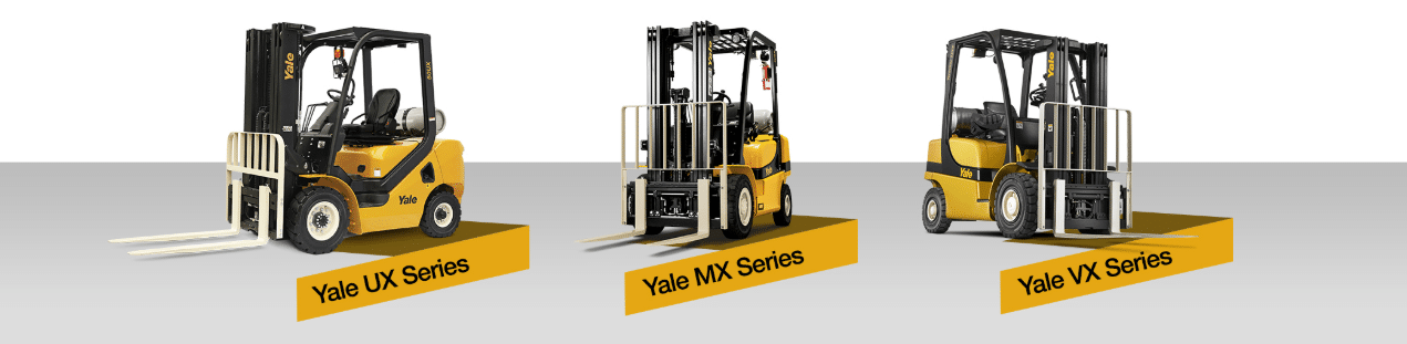 The Yale Family of ICE Pneumatic Tire Trucks