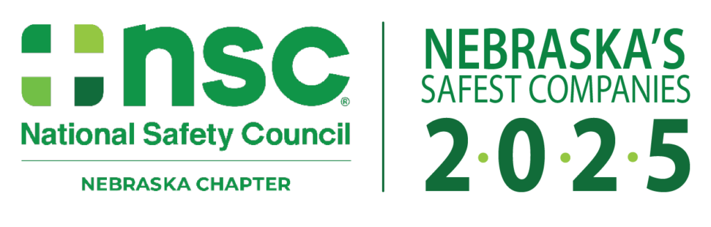 NE Safest company award logo