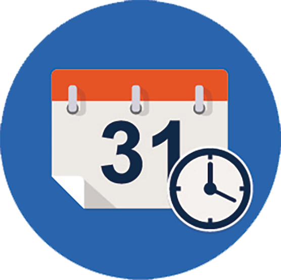 calendar icon to show paid time off in benefits
